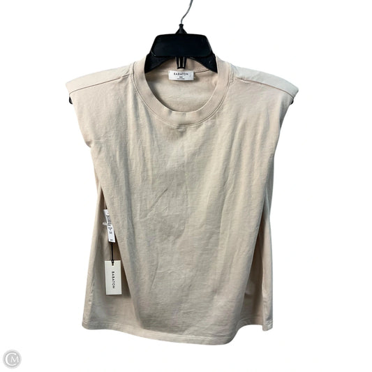 Top Sleeveless Basic By Babaton In Cream, Size: Xxs