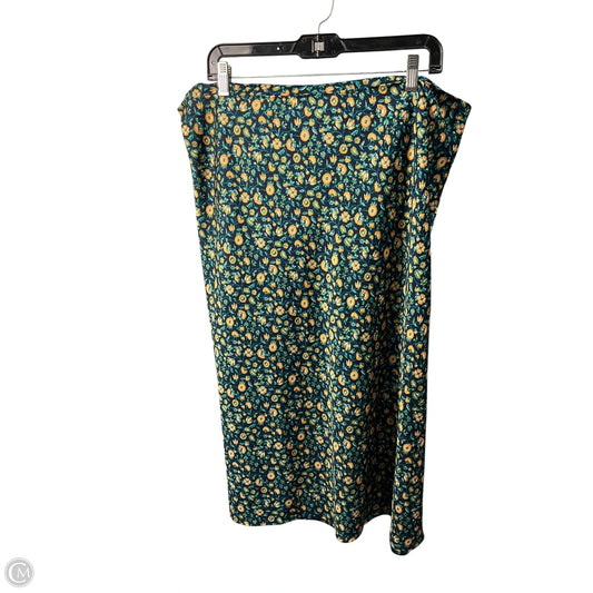 Skirt Maxi By J. Crew In Floral Print, Size: 20