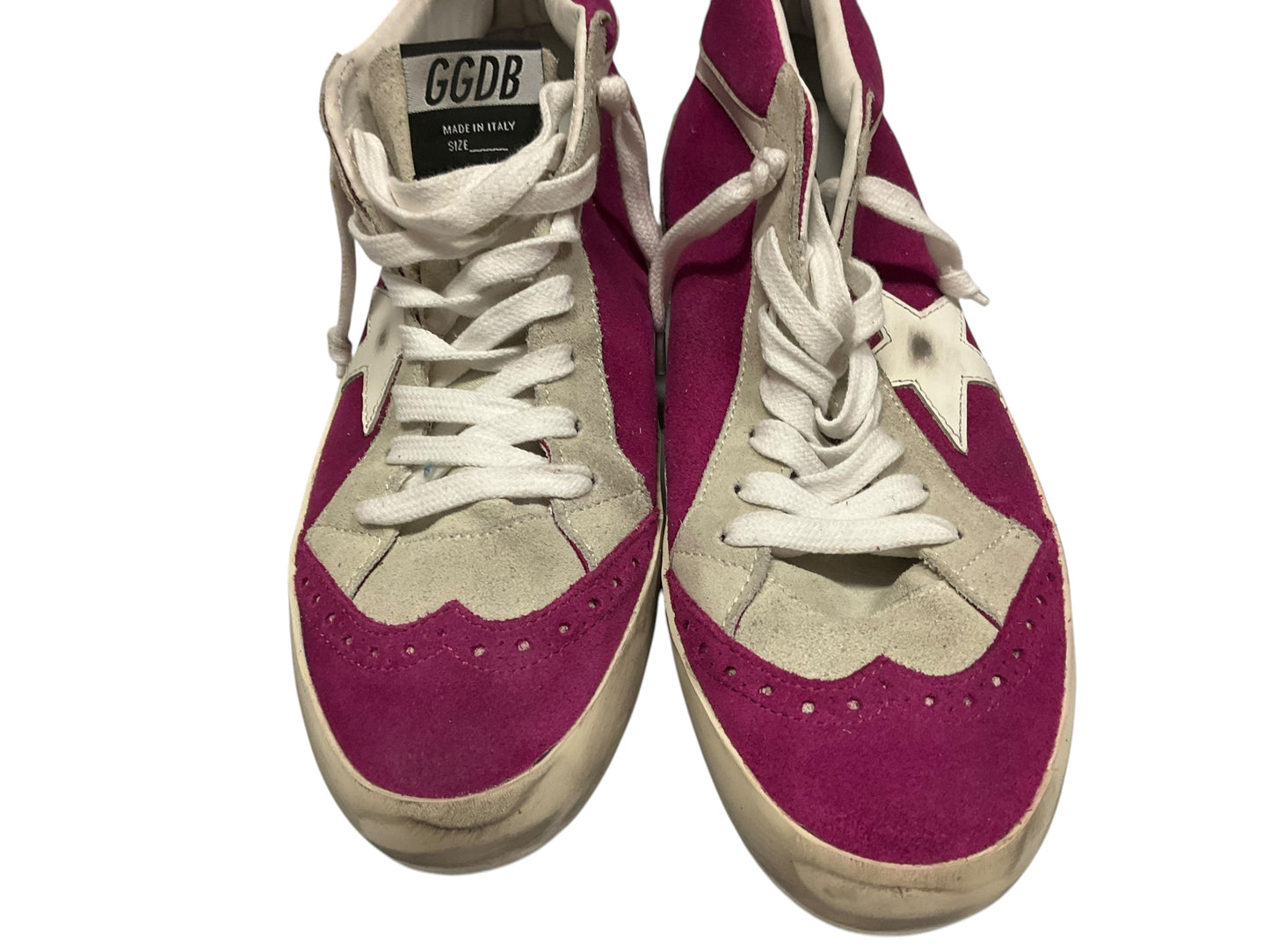 Shoes Luxury Designer By Golden Goose In Purple, Size: 9