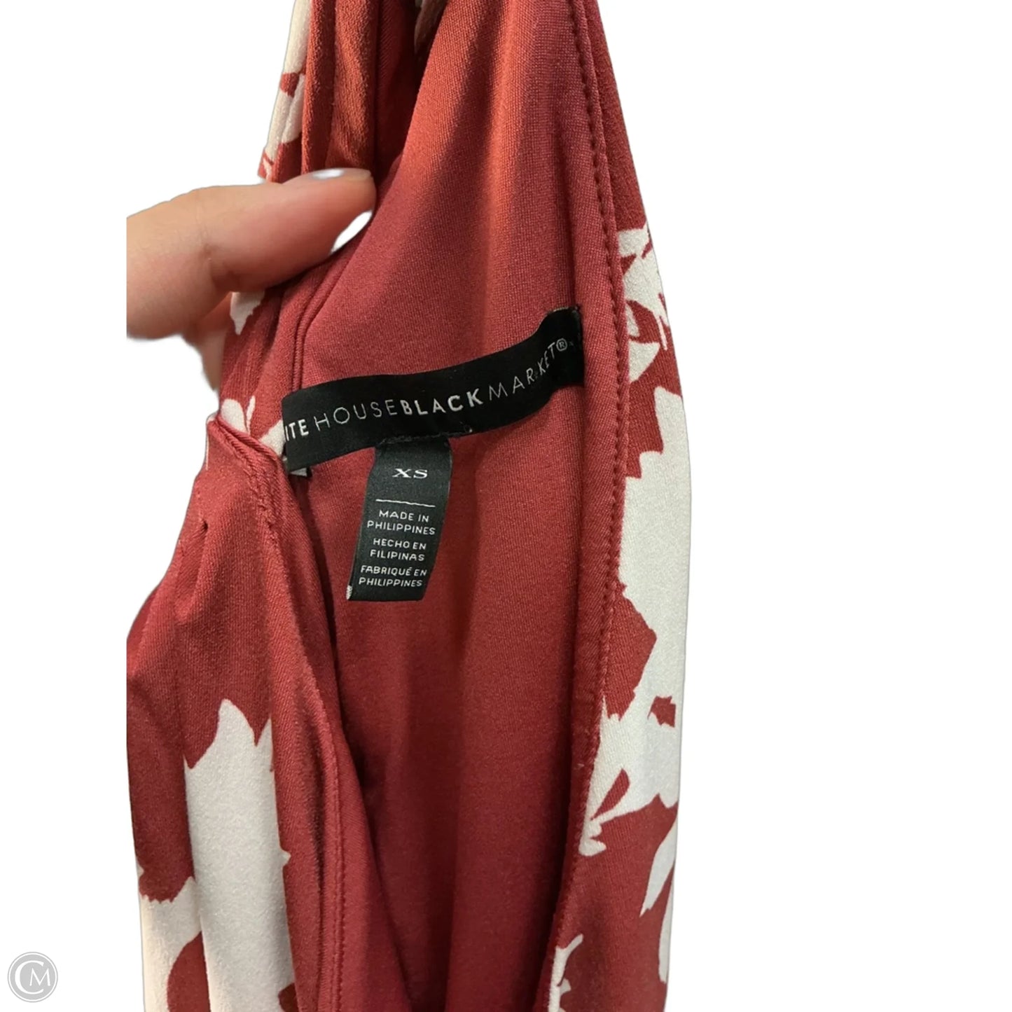 Top Sleeveless By White House Black Market In Orange, Size: Xs