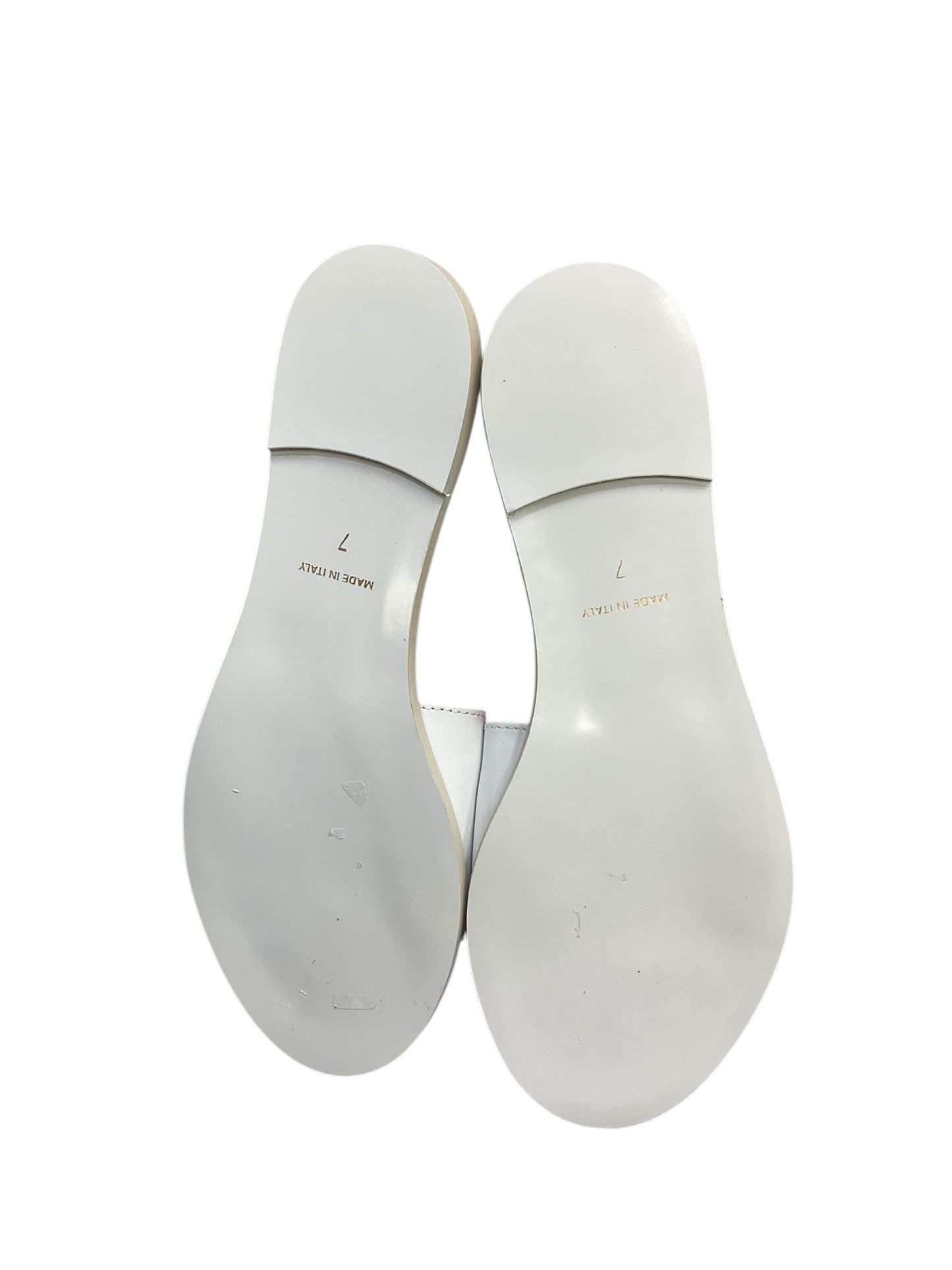 Sandals Designer By Valentino-mario In White, Size: 7