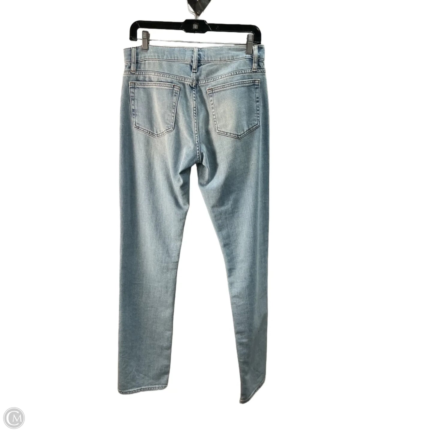 Jeans Straight By Frame In Blue Denim, Size: 8