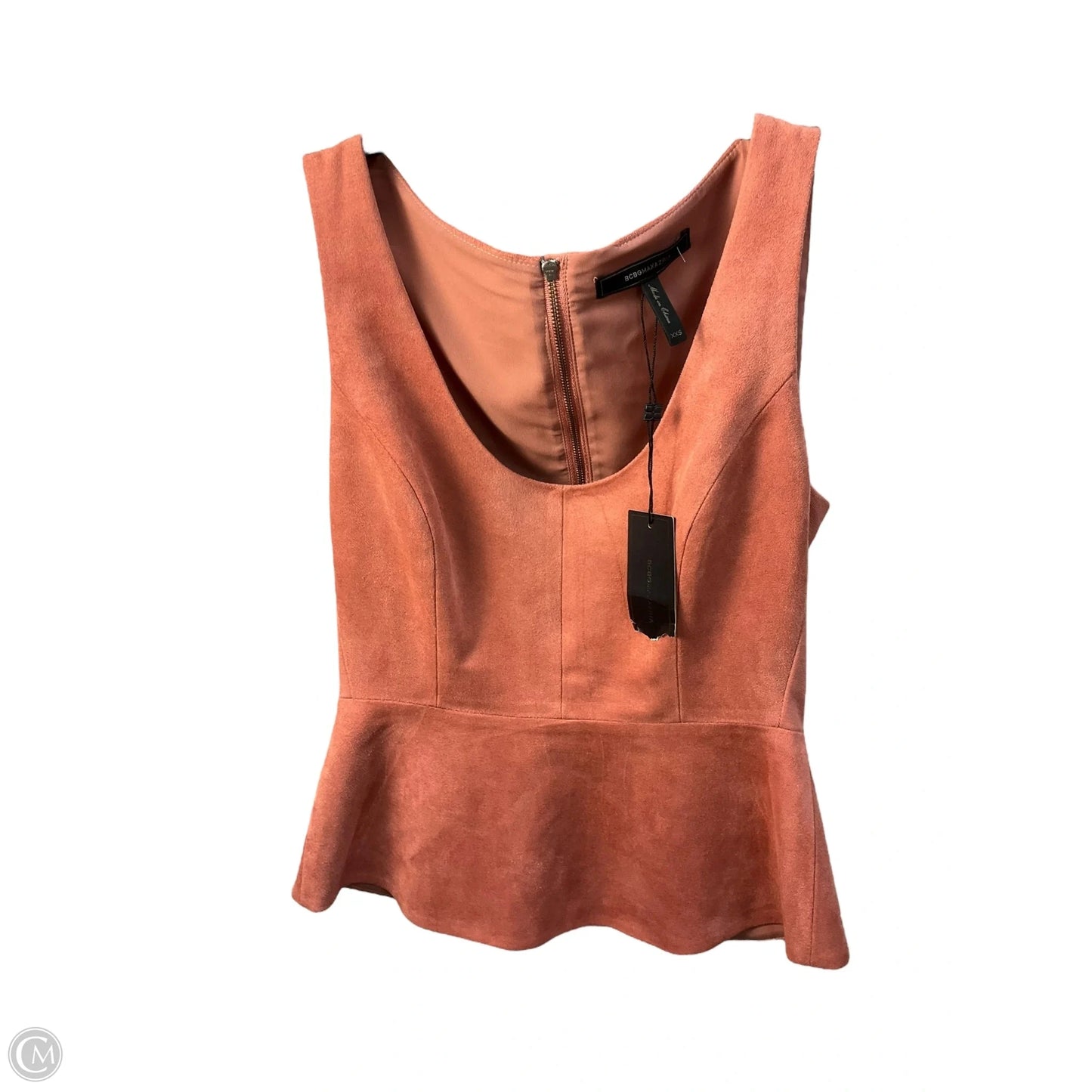 Top Sleeveless By Bcbgmaxazria In Orange, Size: Xxs