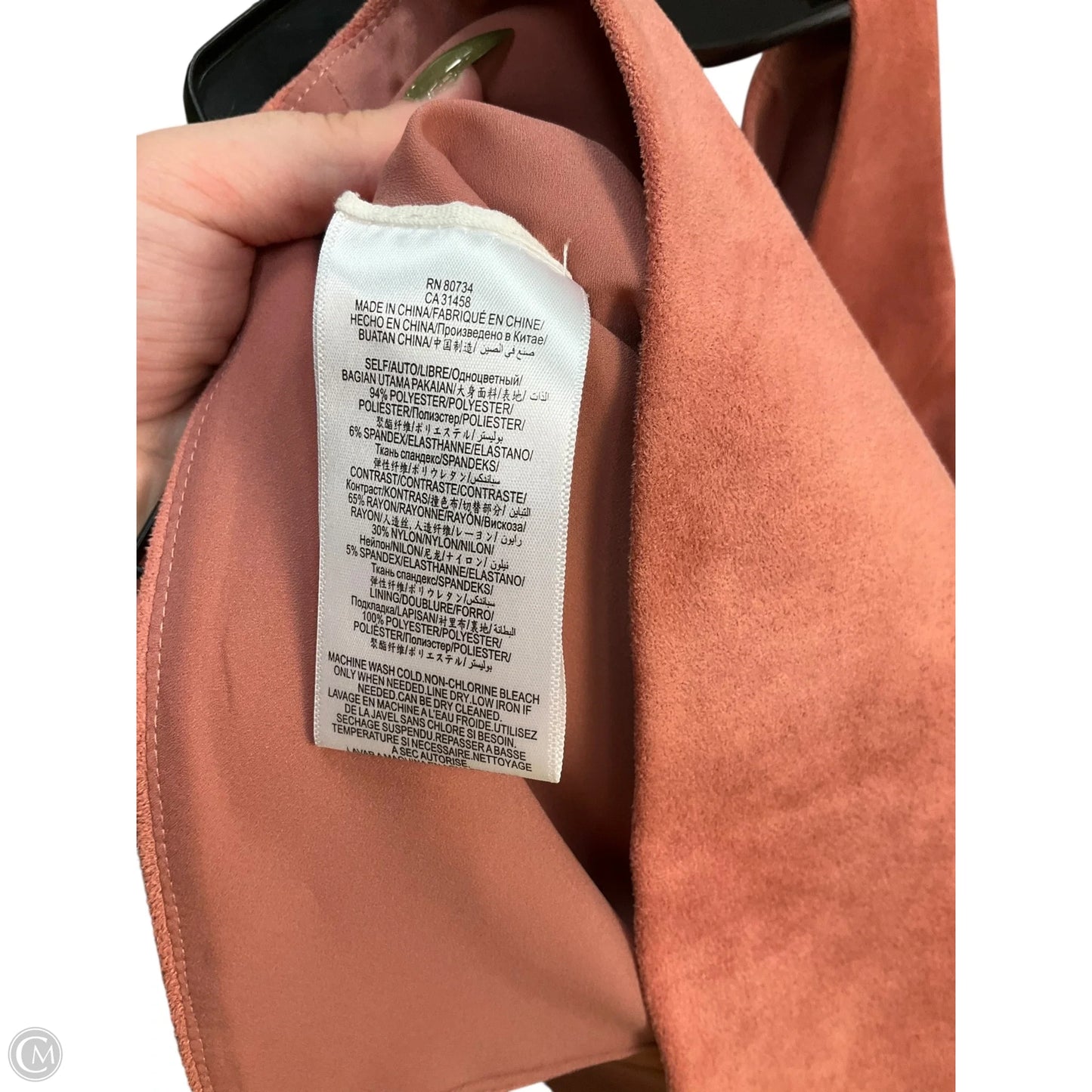 Top Sleeveless By Bcbgmaxazria In Orange, Size: Xxs