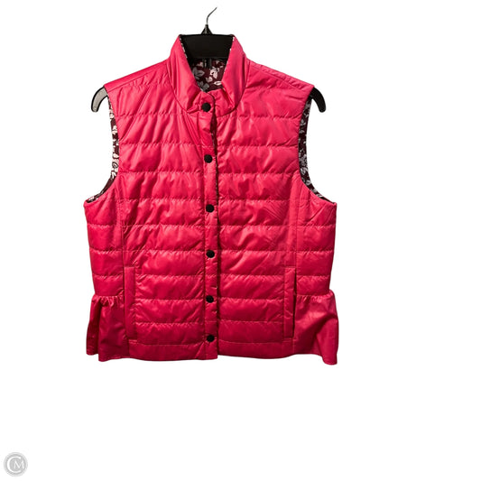 Vest Designer By Kate Spade In Pink, Size: S