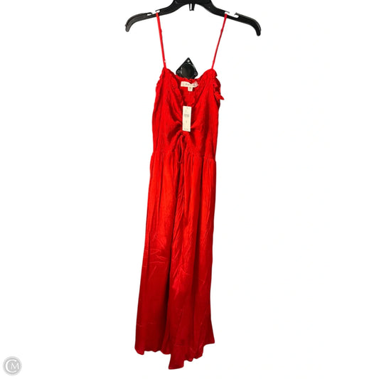Dress Casual Maxi By Anthropologie In Red, Size: M