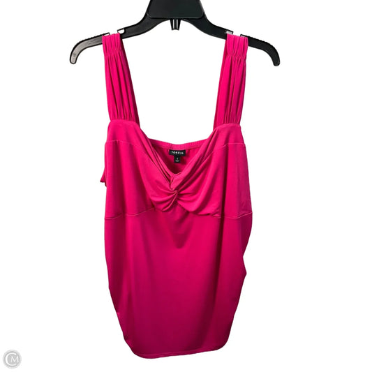 Top Sleeveless By Torrid In Pink, Size: 22