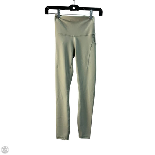 Athletic Leggings Capris By Lululemon In Green, Size: Xs