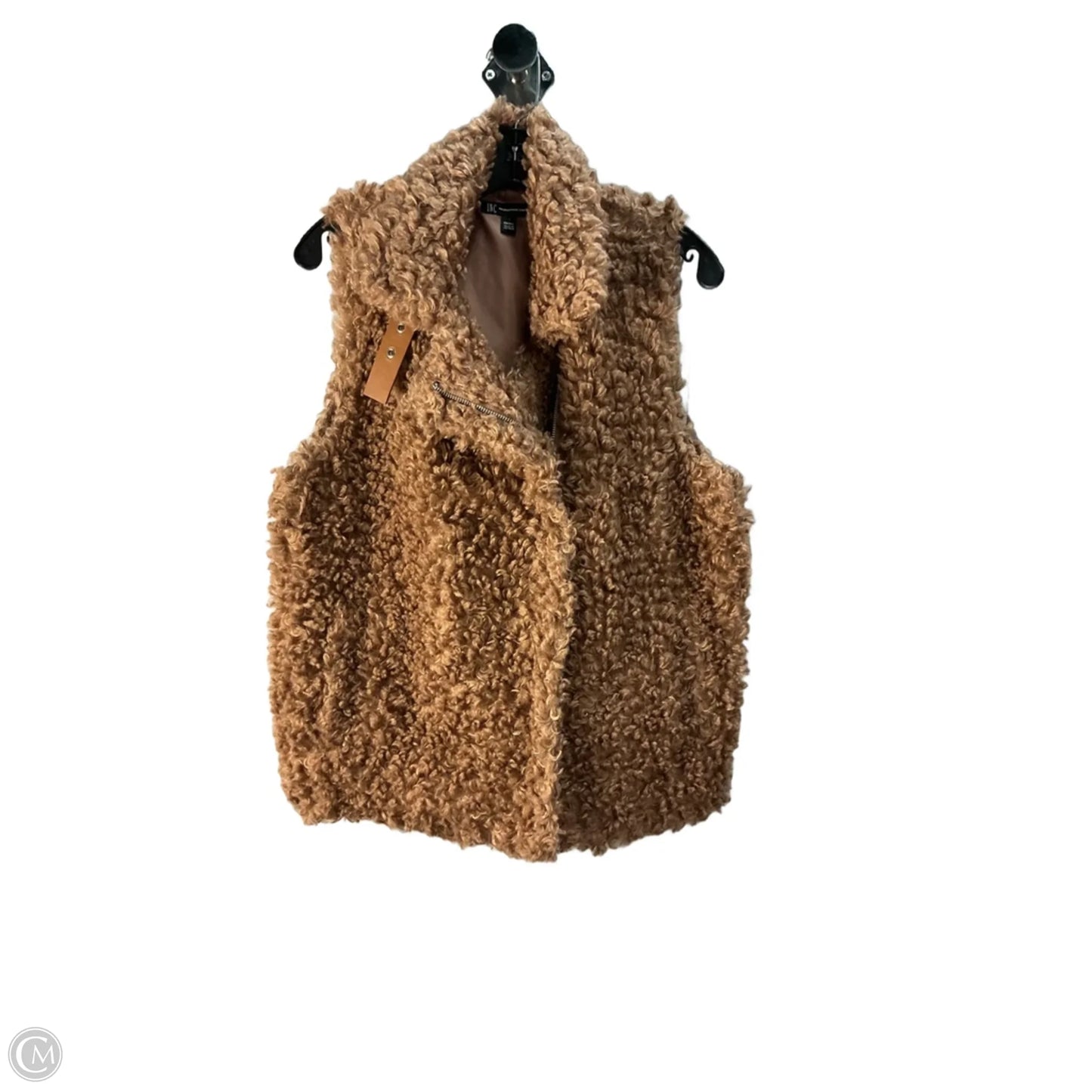 Vest Faux Fur & Sherpa By Inc In Brown, Size: S