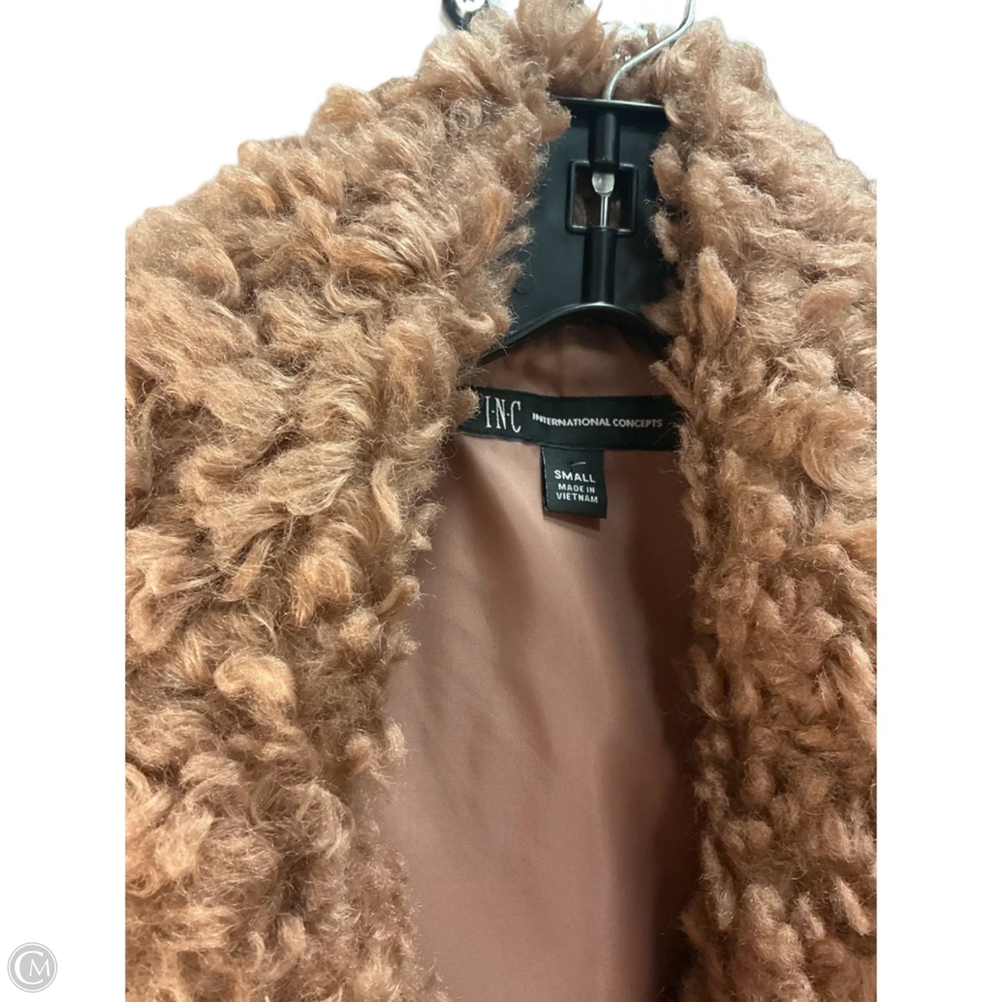 Vest Faux Fur & Sherpa By Inc In Brown, Size: S