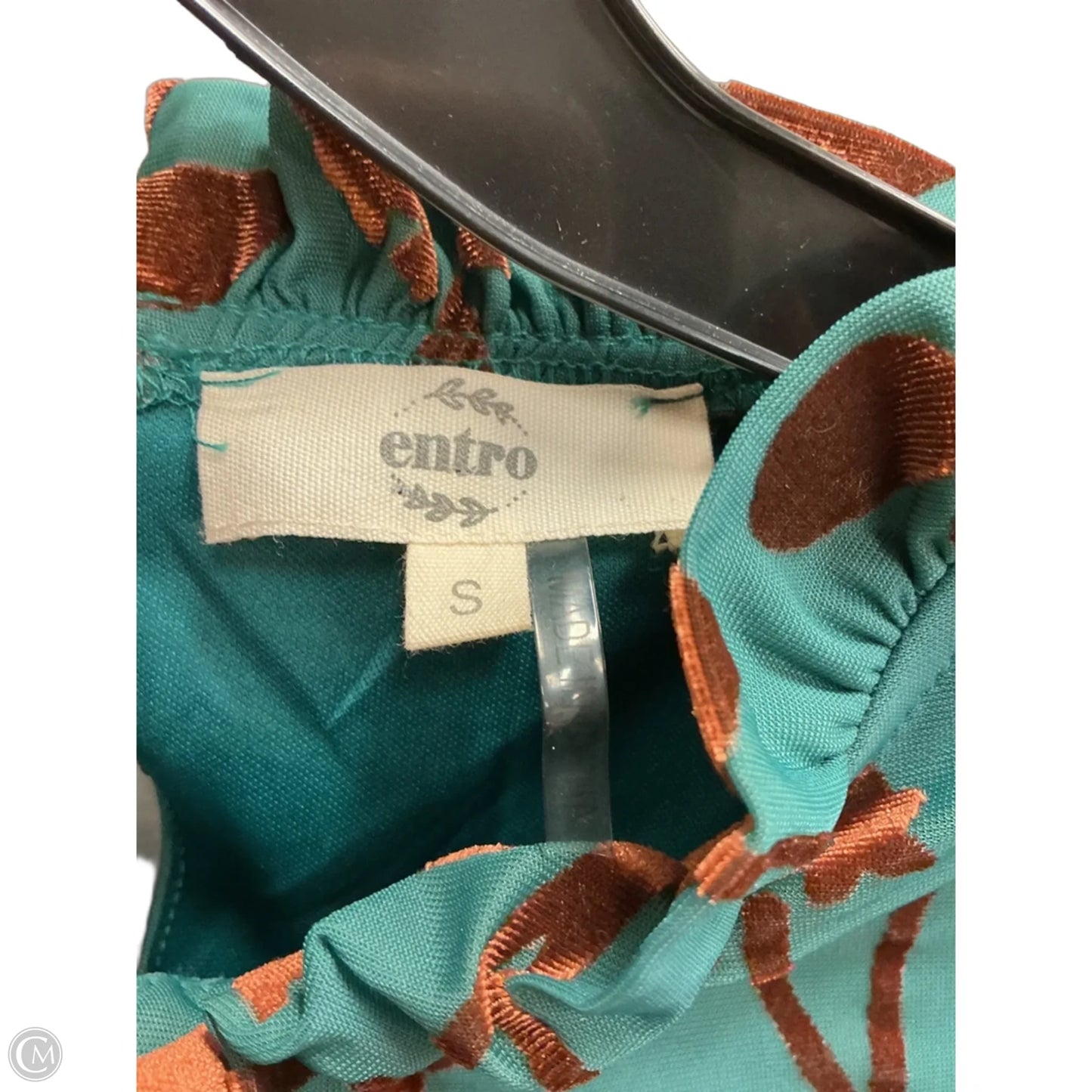 Top Long Sleeve By Entro In Green, Size: S
