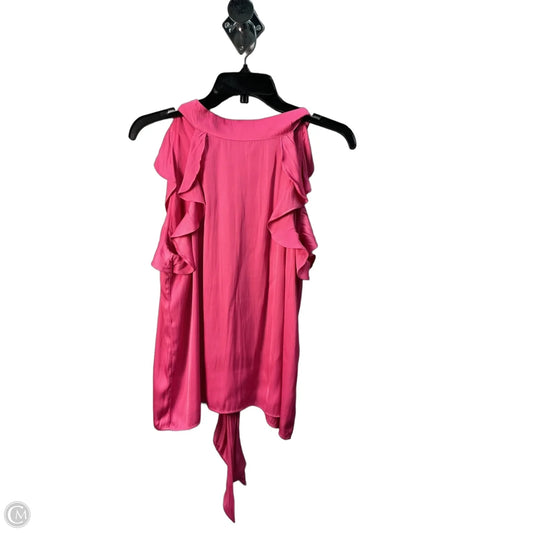 Top Sleeveless By Ann Taylor In Pink, Size: S