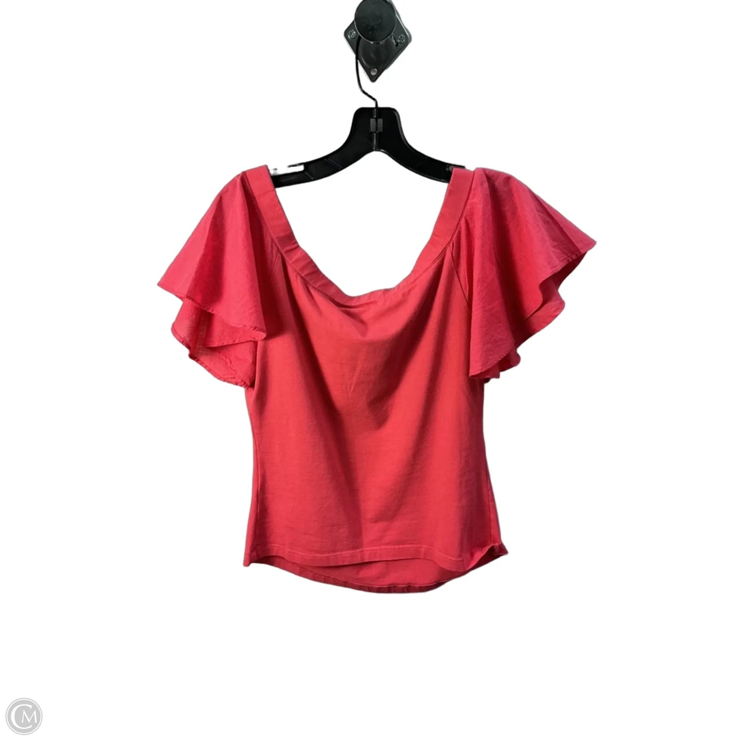 Top Short Sleeve By Maeve In Orange, Size: S
