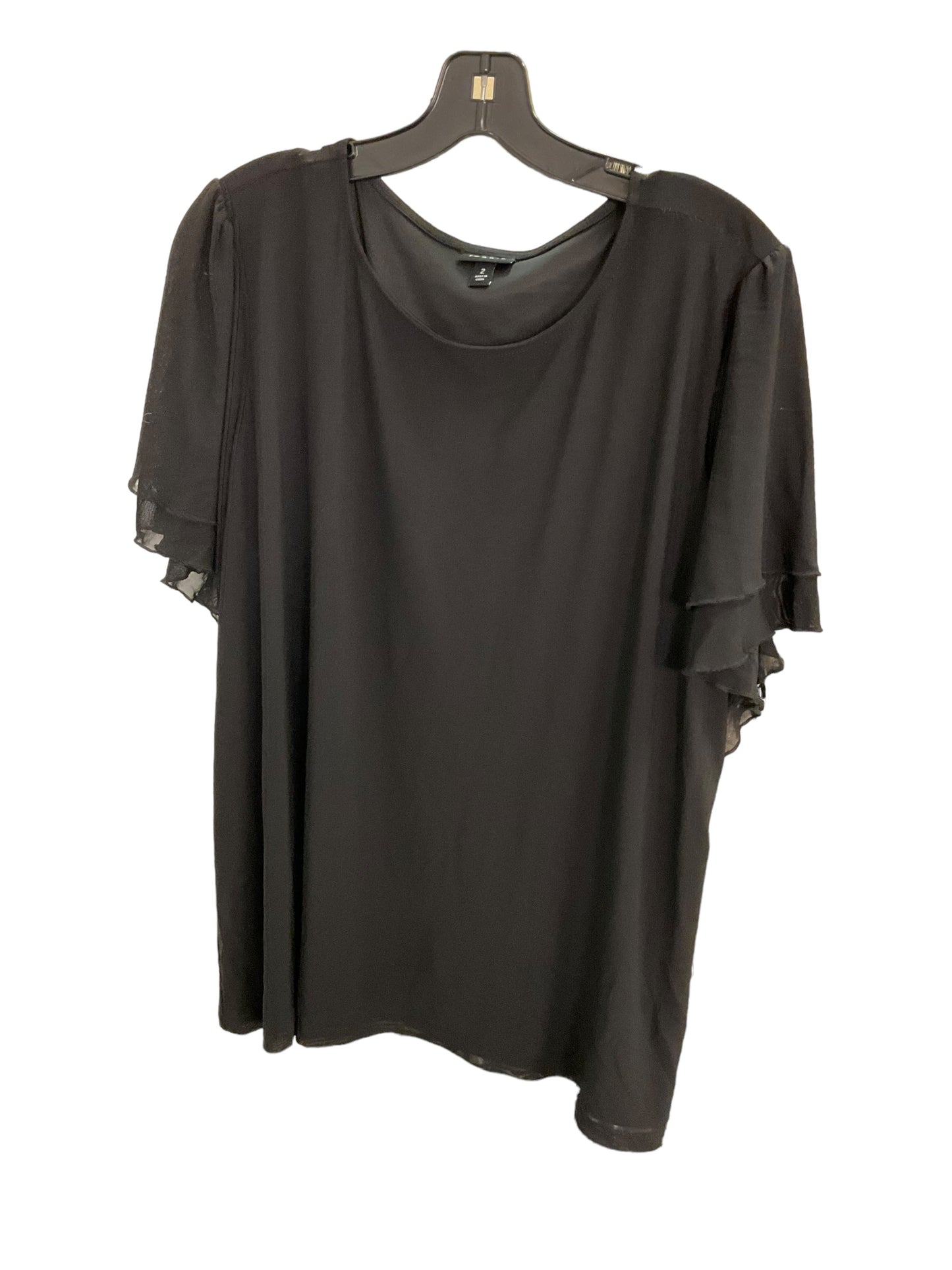 Top Short Sleeve Basic By Torrid In Black, Size: 16