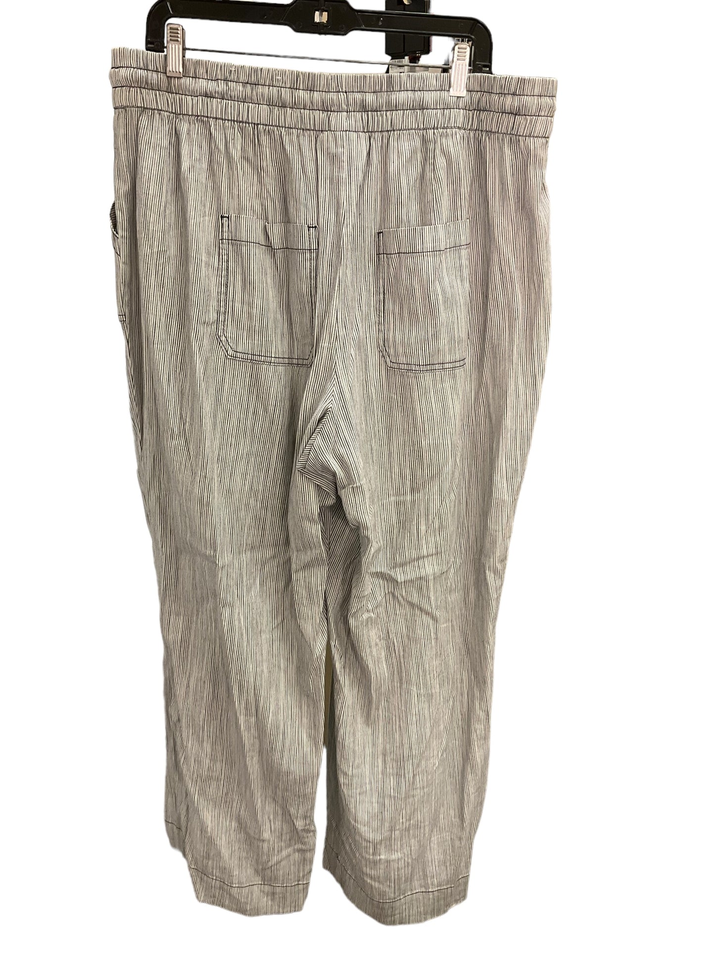 Pants Linen By Lane Bryant In Striped, Size: 16