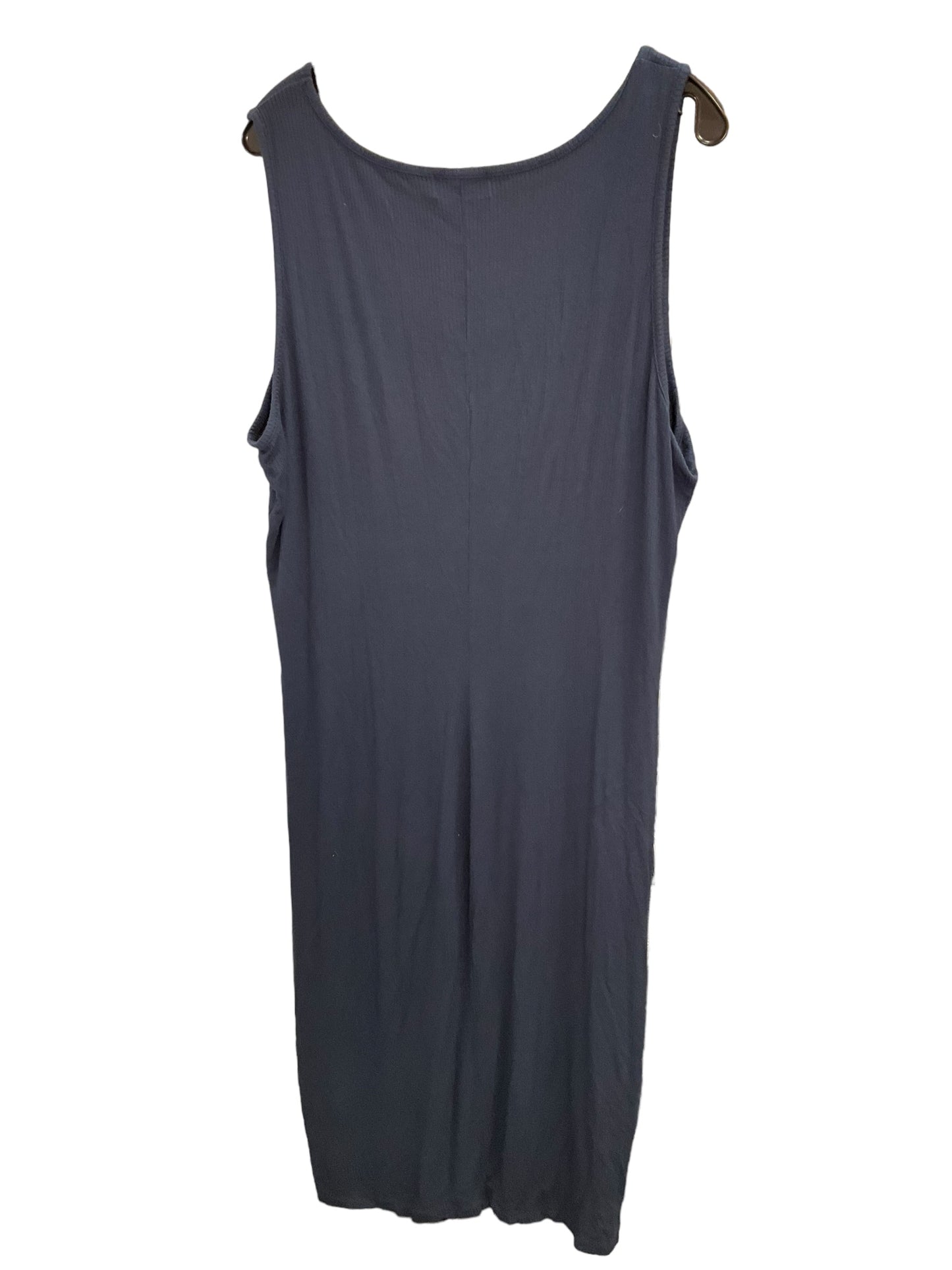 Dress Casual Midi By Lane Bryant In Navy, Size: 22