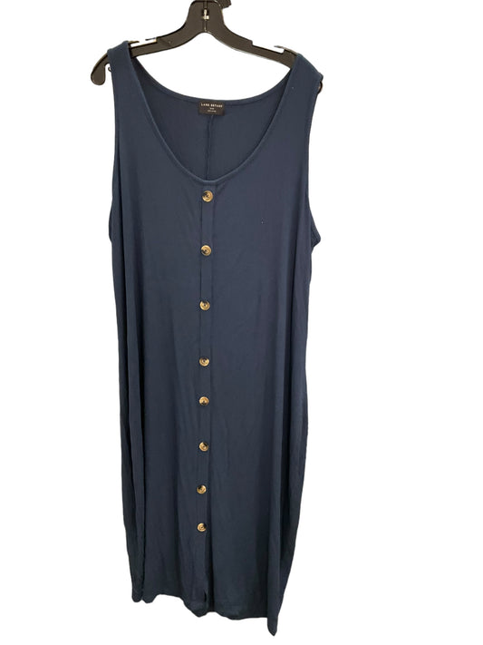 Dress Casual Midi By Lane Bryant In Navy, Size: 22