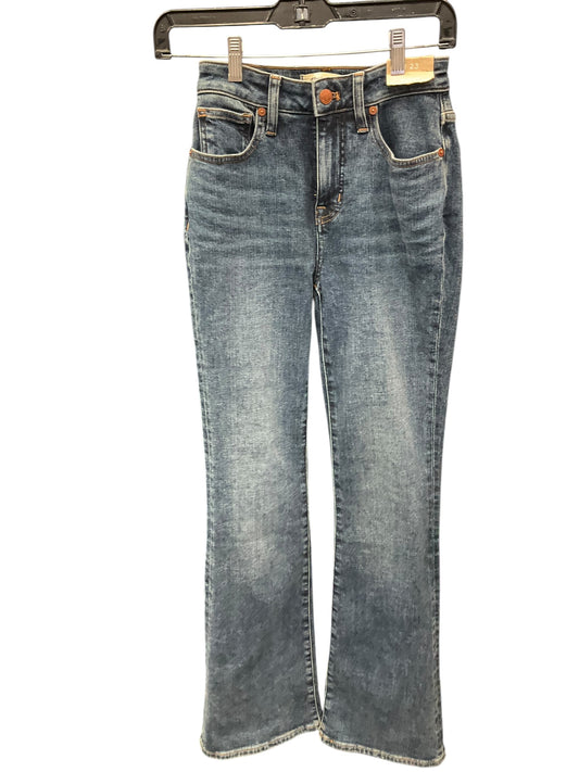 Jeans Flared By Madewell In Denim, Size: 2