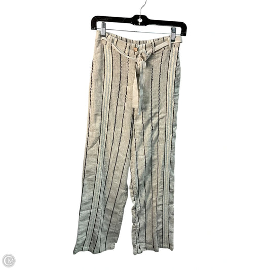 Pants Cropped By Free People In Striped Pattern, Size: S