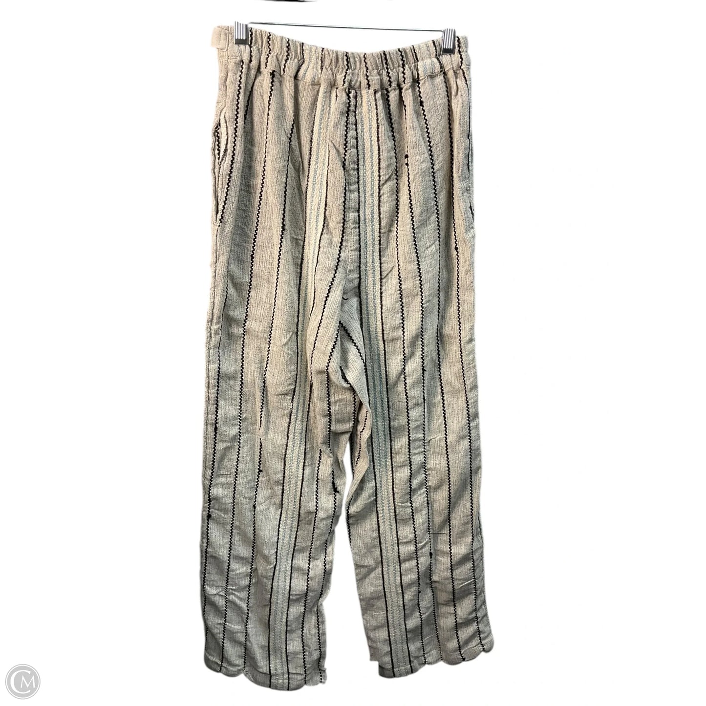 Pants Cropped By Free People In Striped Pattern, Size: S