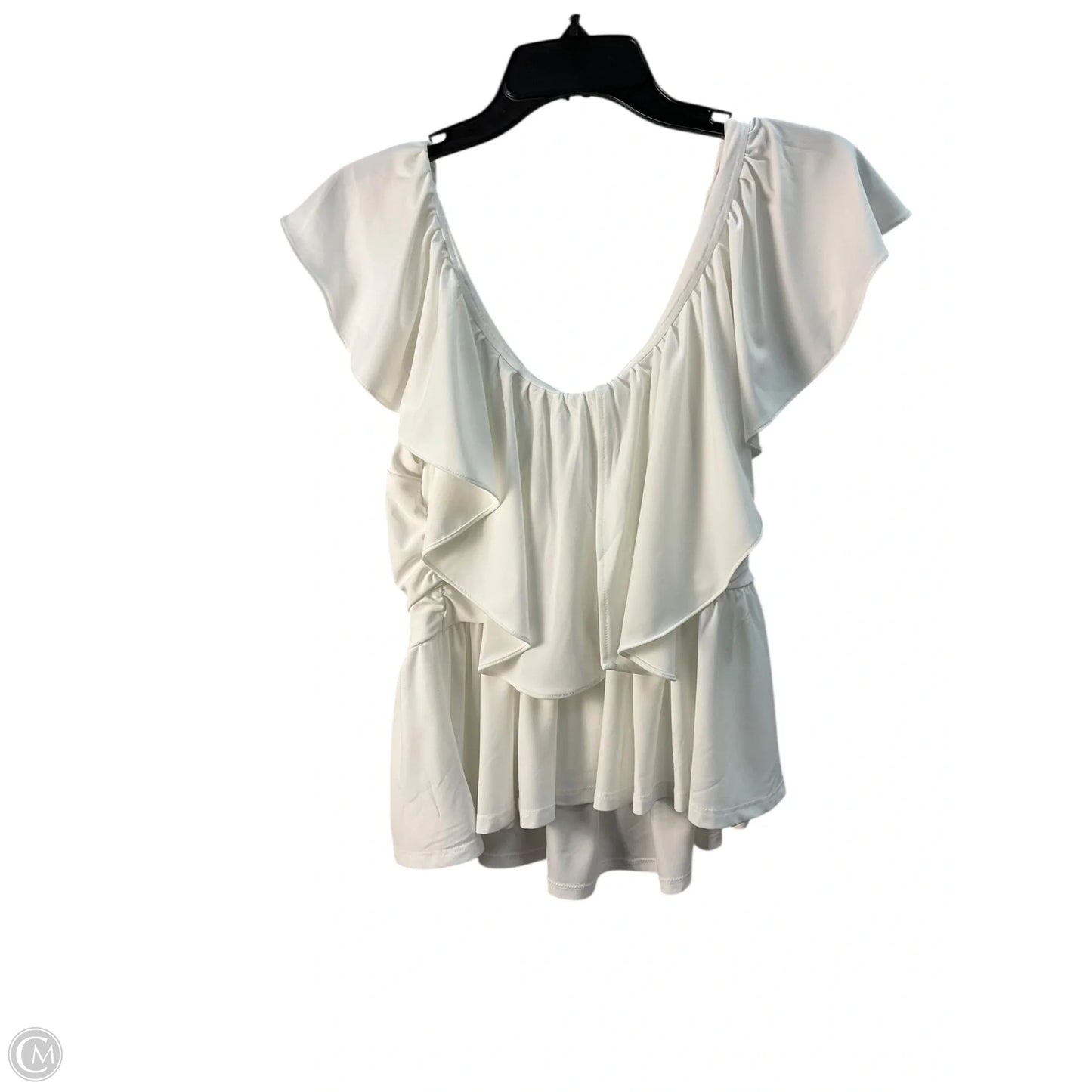 Top Sleeveless By Express In White, Size: S