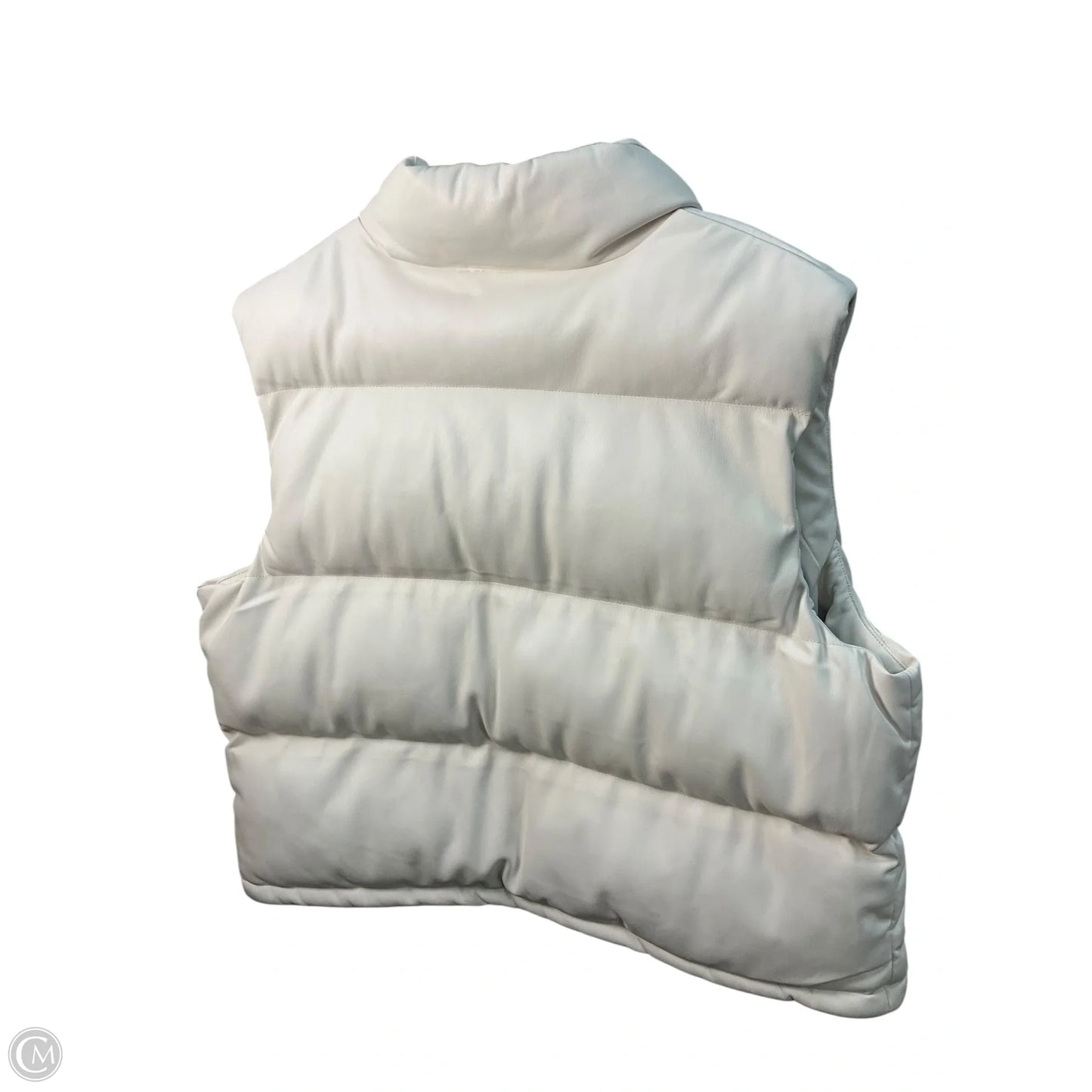 Vest Puffer & Quilted By Express In White, Size: Xl