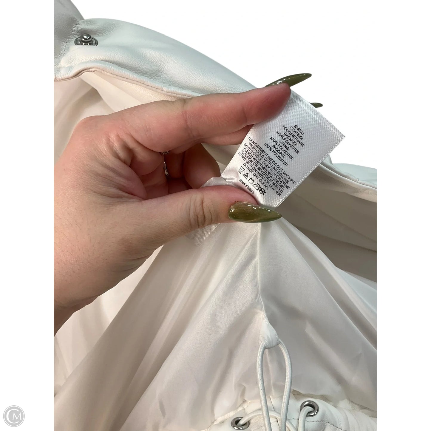Vest Puffer & Quilted By Express In White, Size: Xl