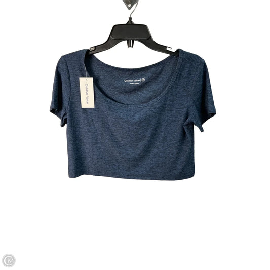 Top Short Sleeve Basic By Outdoor Voices In Blue, Size: Xs