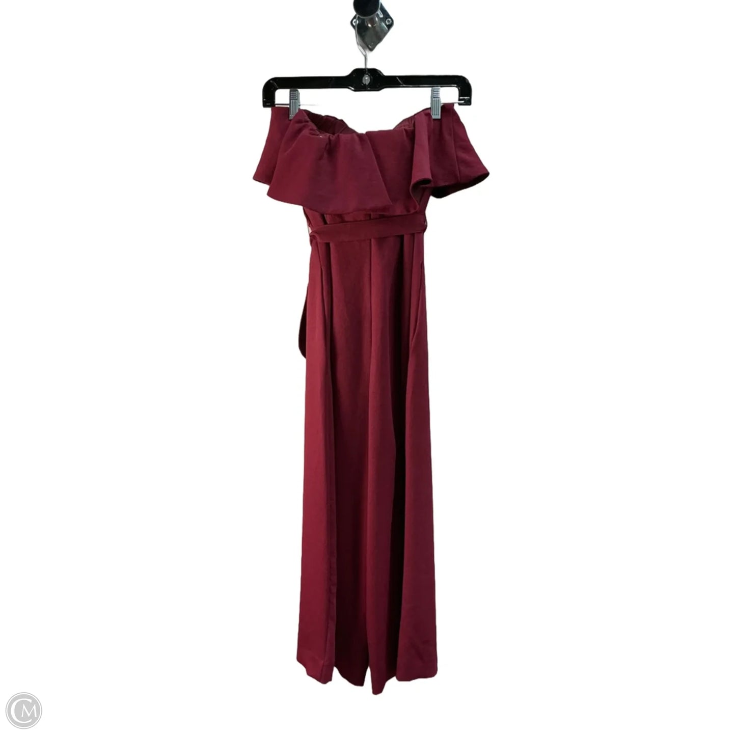 Jumpsuit By Babaton In Maroon, Size: Xs