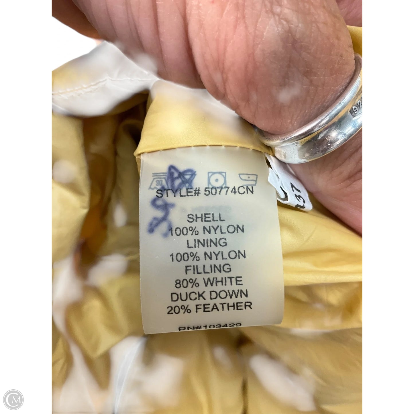 Jacket Other By Nordstrom In Yellow, Size: M