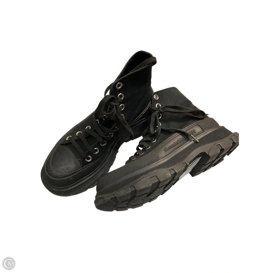 Shoes Luxury Designer By Alexander Mcqueen In Black, Size: 8