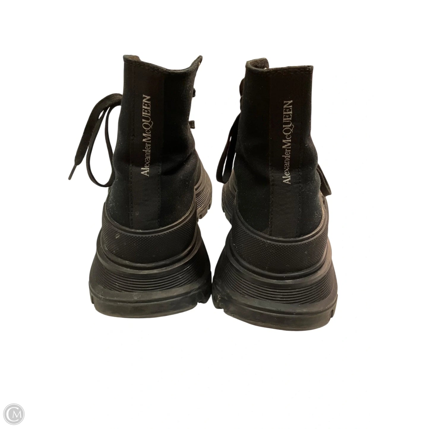 Shoes Luxury Designer By Alexander Mcqueen In Black, Size: 8
