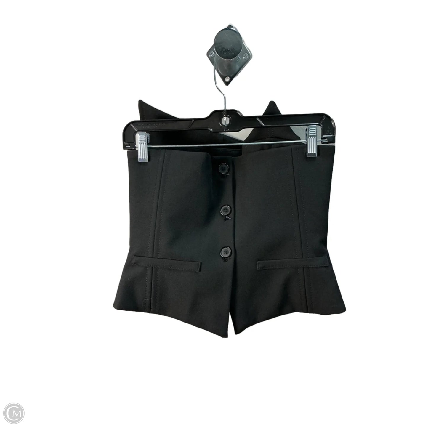 Top Sleeveless By Zara In Black, Size: M