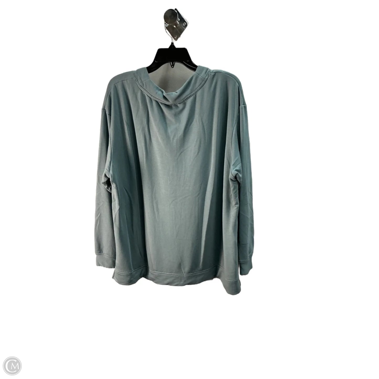 Athletic Top Long Sleeve Crewneck By Nike Apparel In Grey, Size: 20