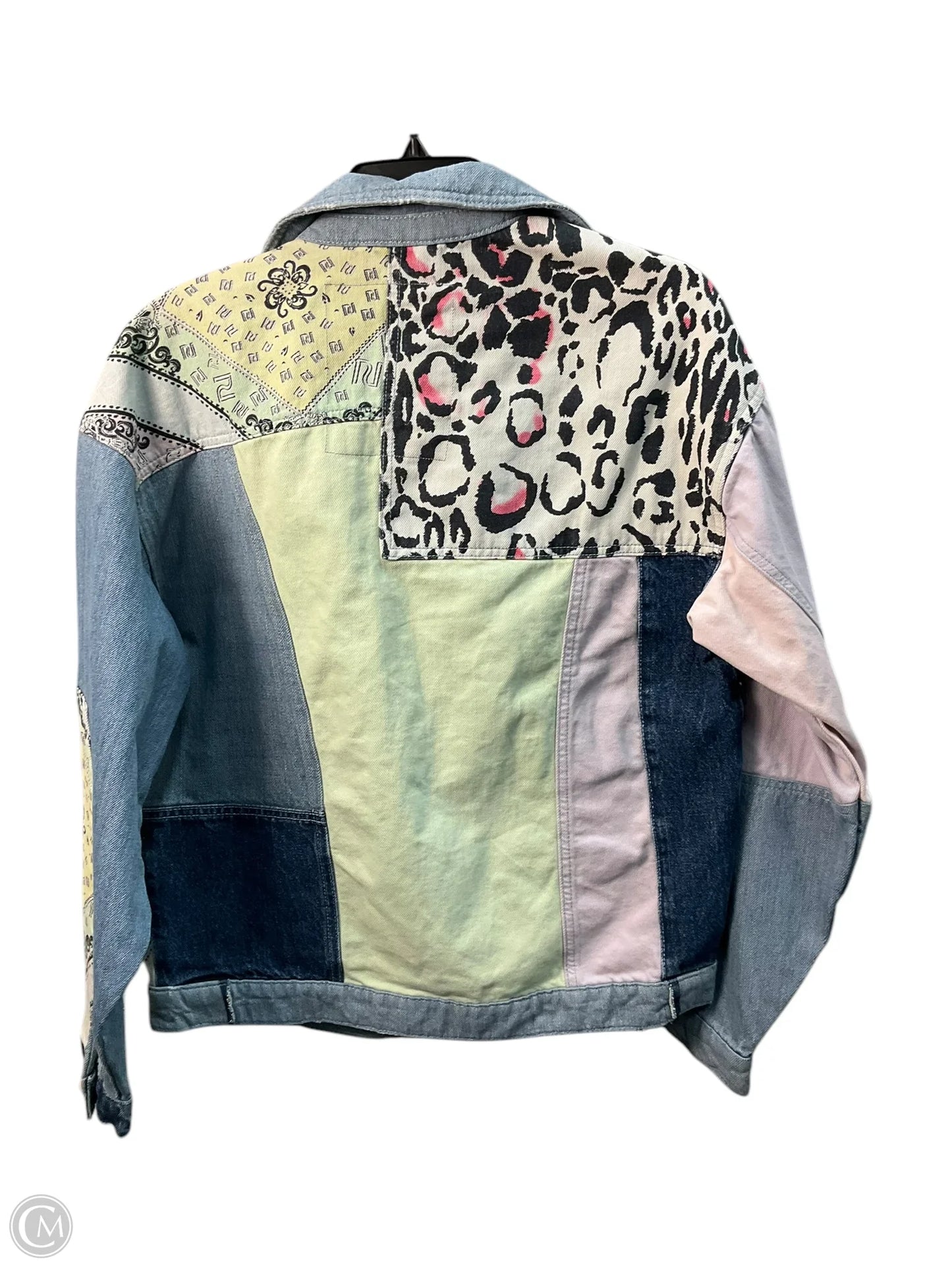 Jacket Denim By Nordstrom In Multi-colored, Size: S