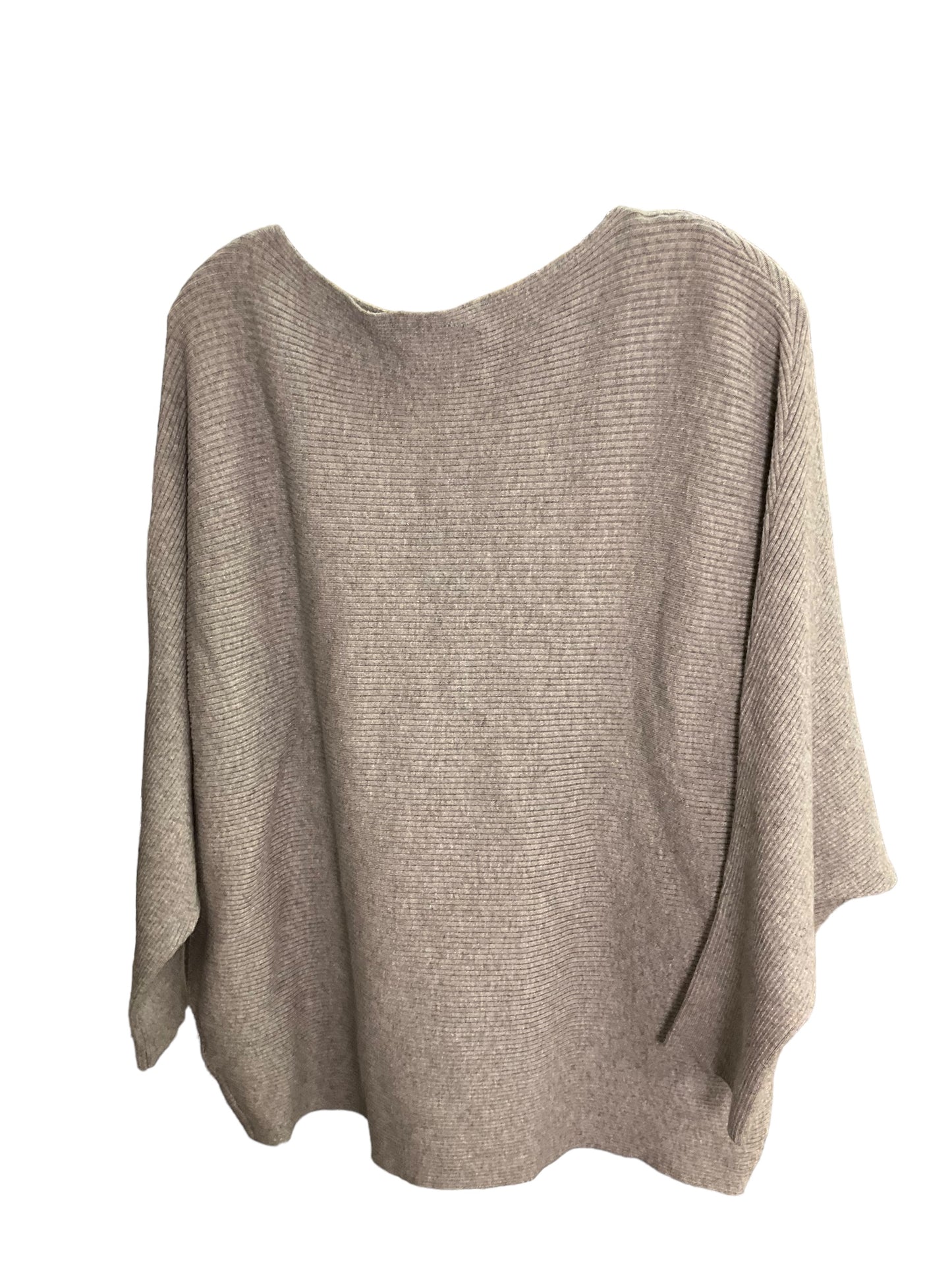 Top Long Sleeve By Philosophy In Grey, Size: 2x