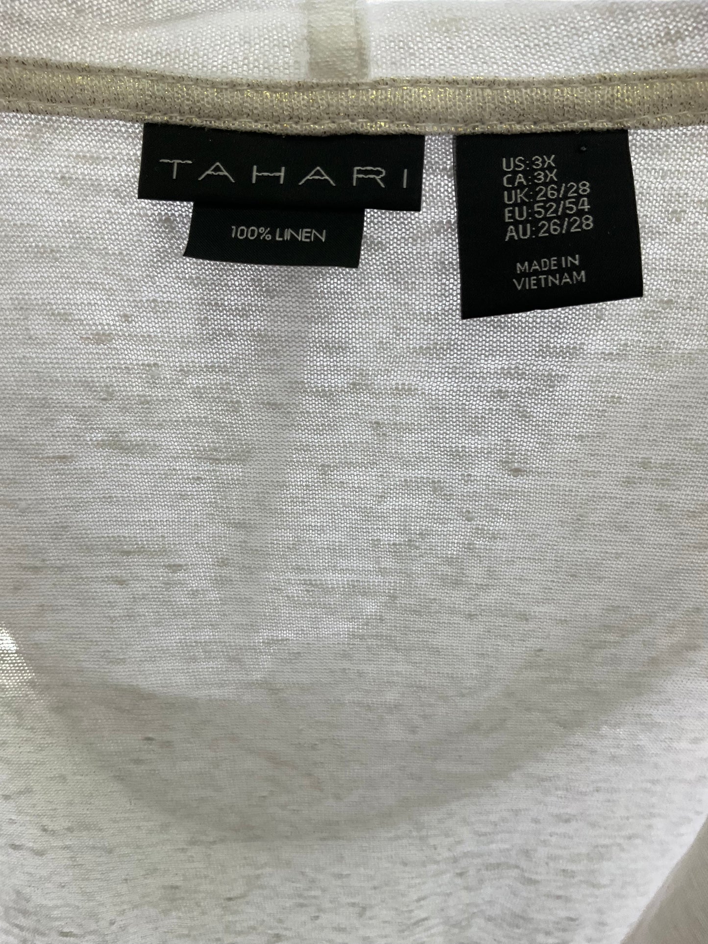 Coverup By Tahari In White, Size: 3x