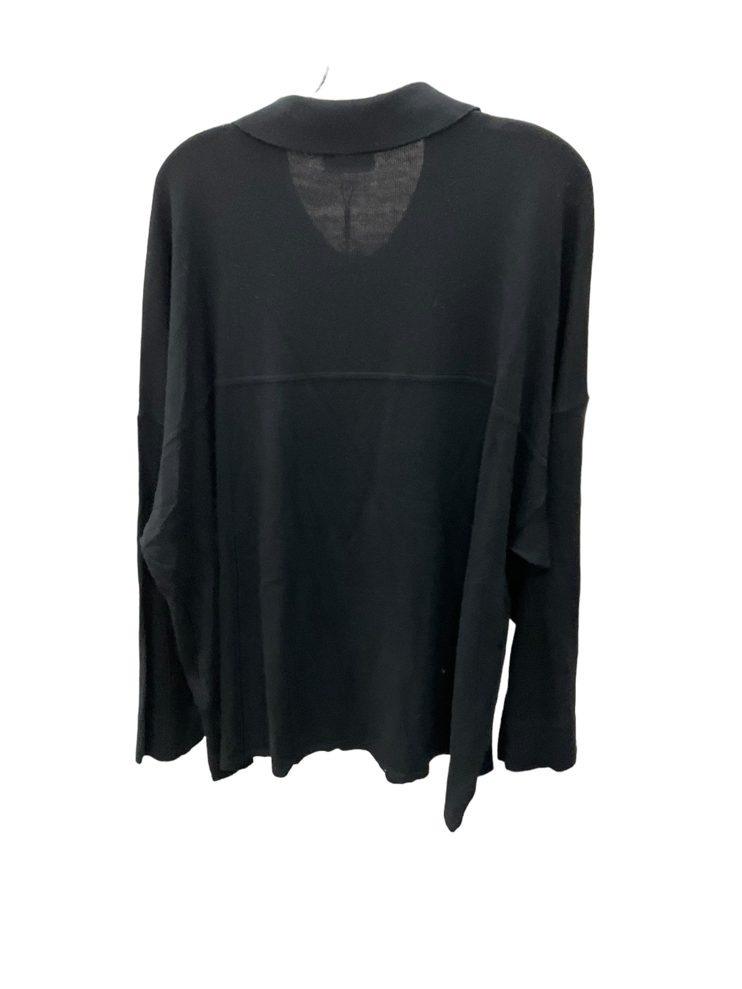 Top Long Sleeve By Calvin Klein In Black, Size: 3x