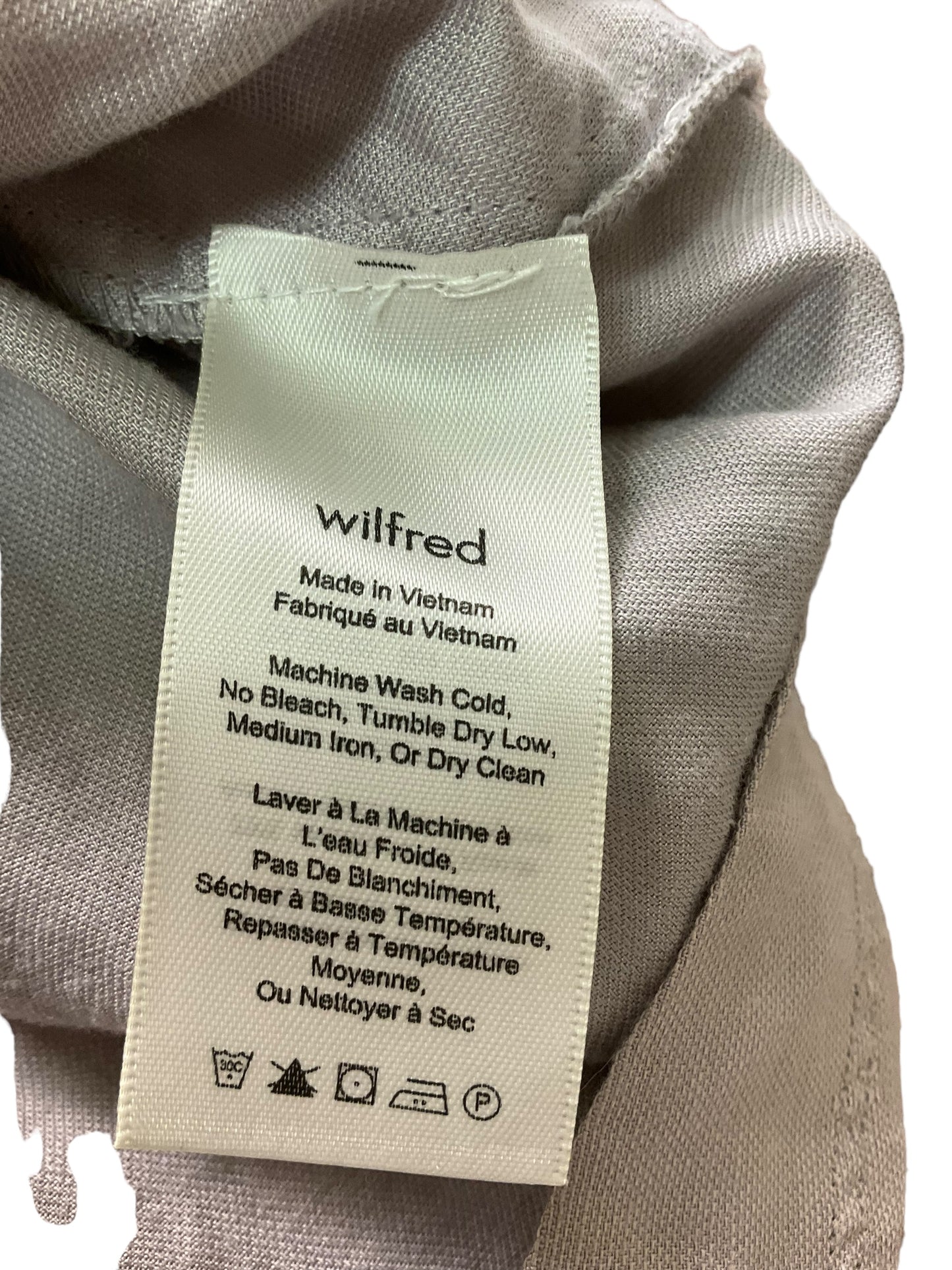 Top Sleeveless By Wilfred In Grey, Size: Xs