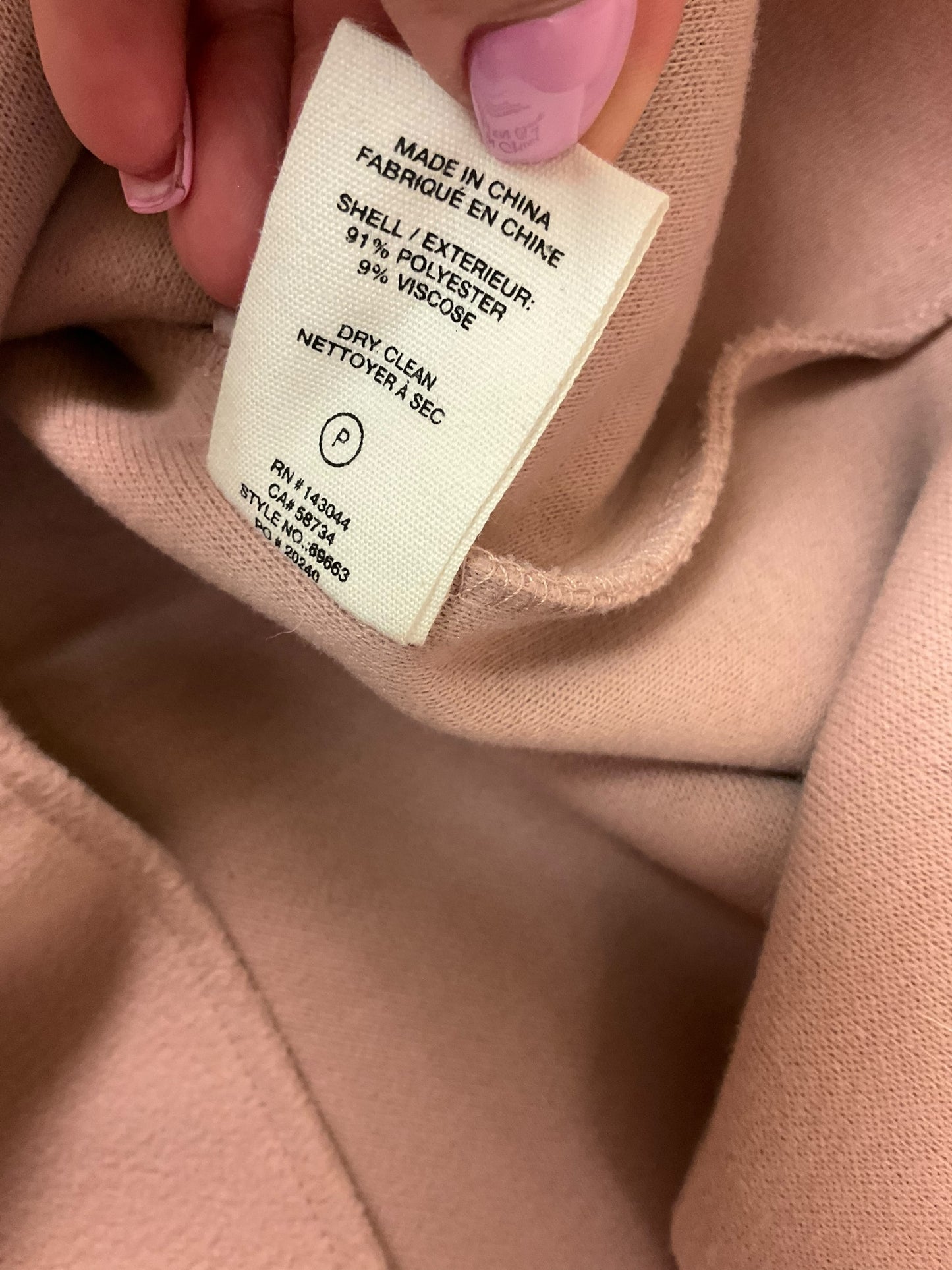 Jacket Shirt By Nordstrom In Pink, Size: M