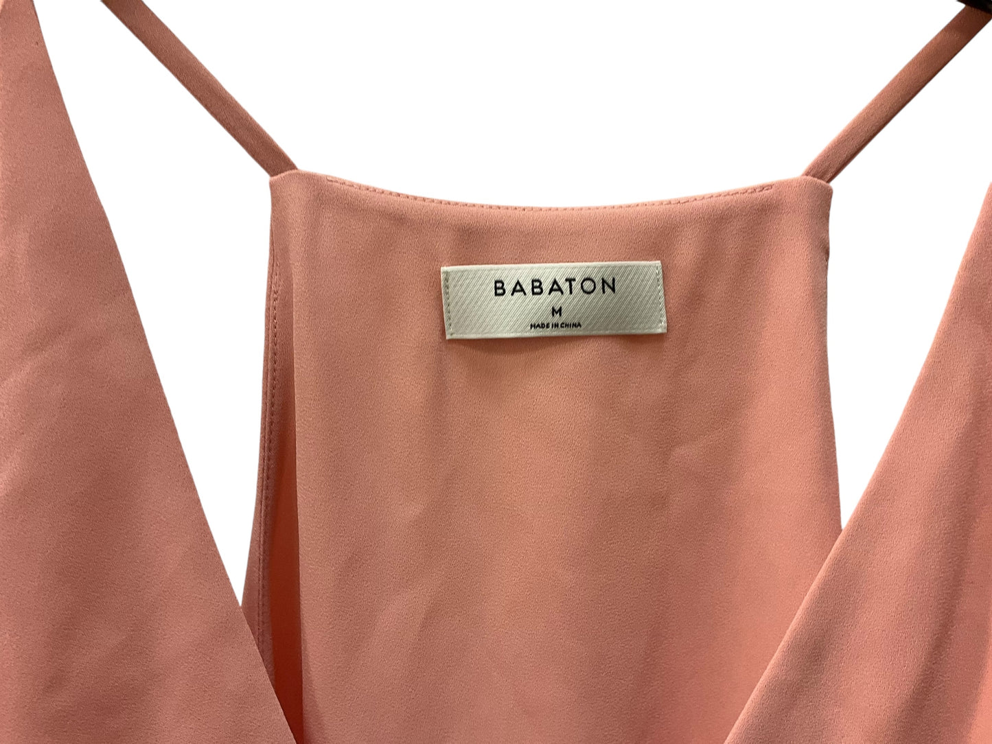 Top Sleeveless By Babaton In Pink, Size: M