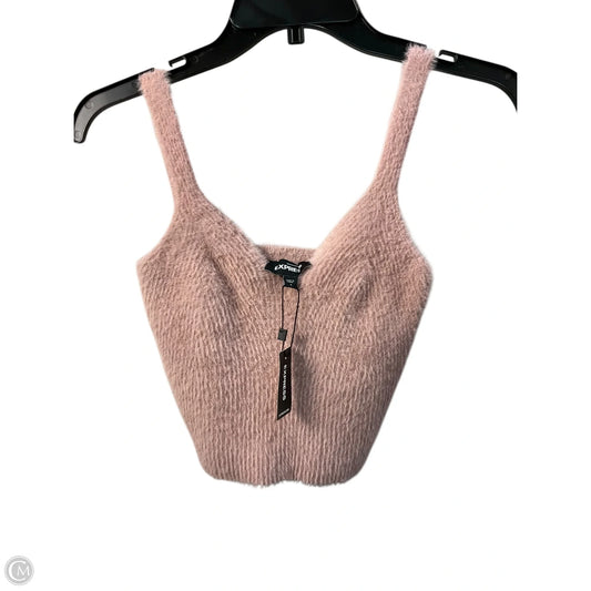 Top Sleeveless By Express In Pink, Size: S