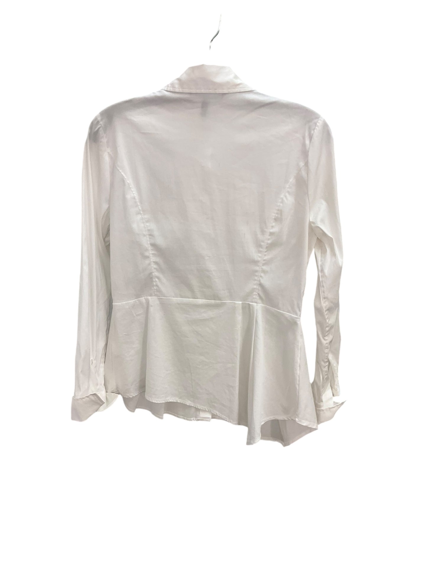 Top Long Sleeve By White House Black Market In White, Size: S