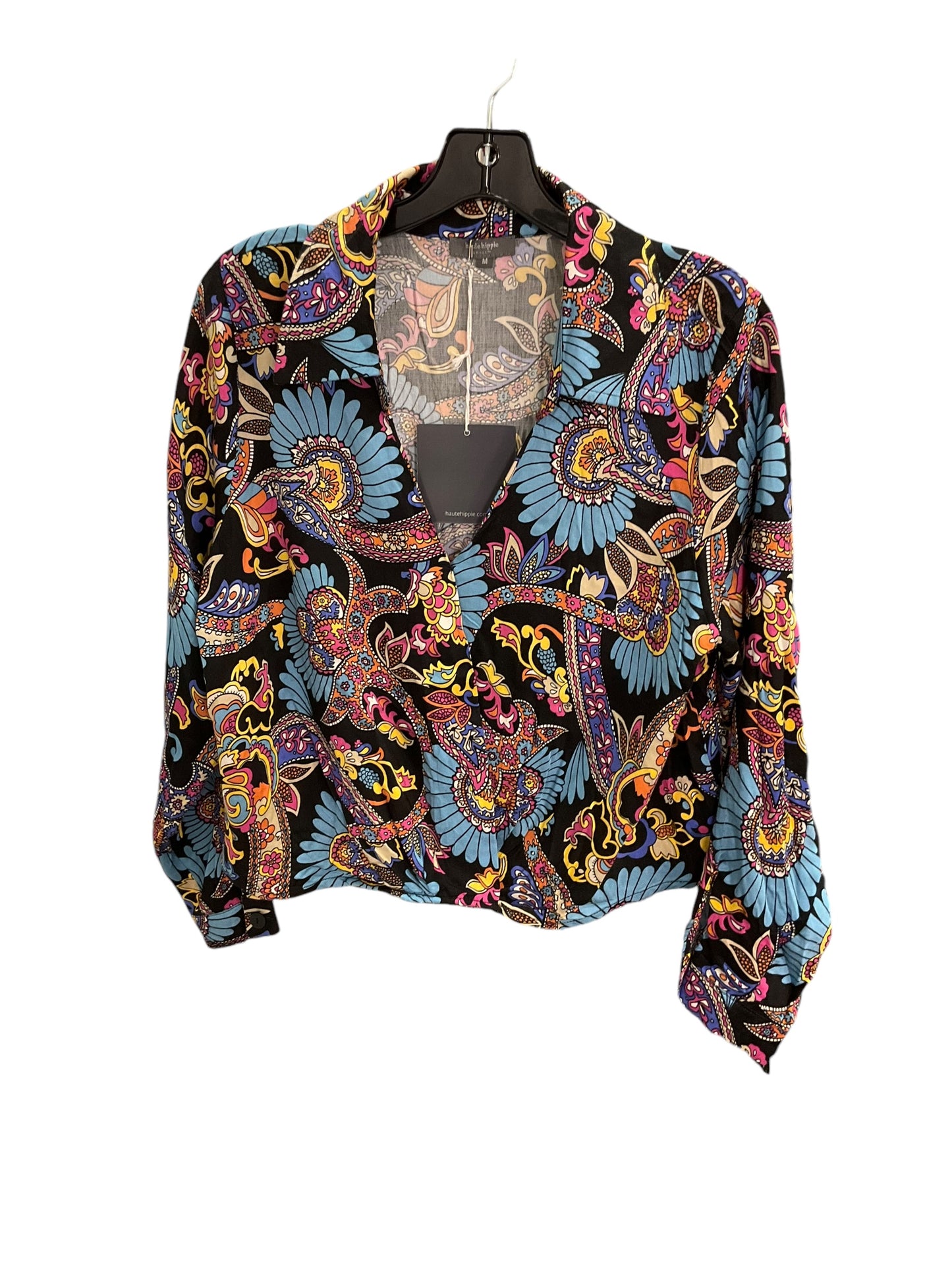 Top Long Sleeve By Haute Hippie In Multi-colored, Size: M