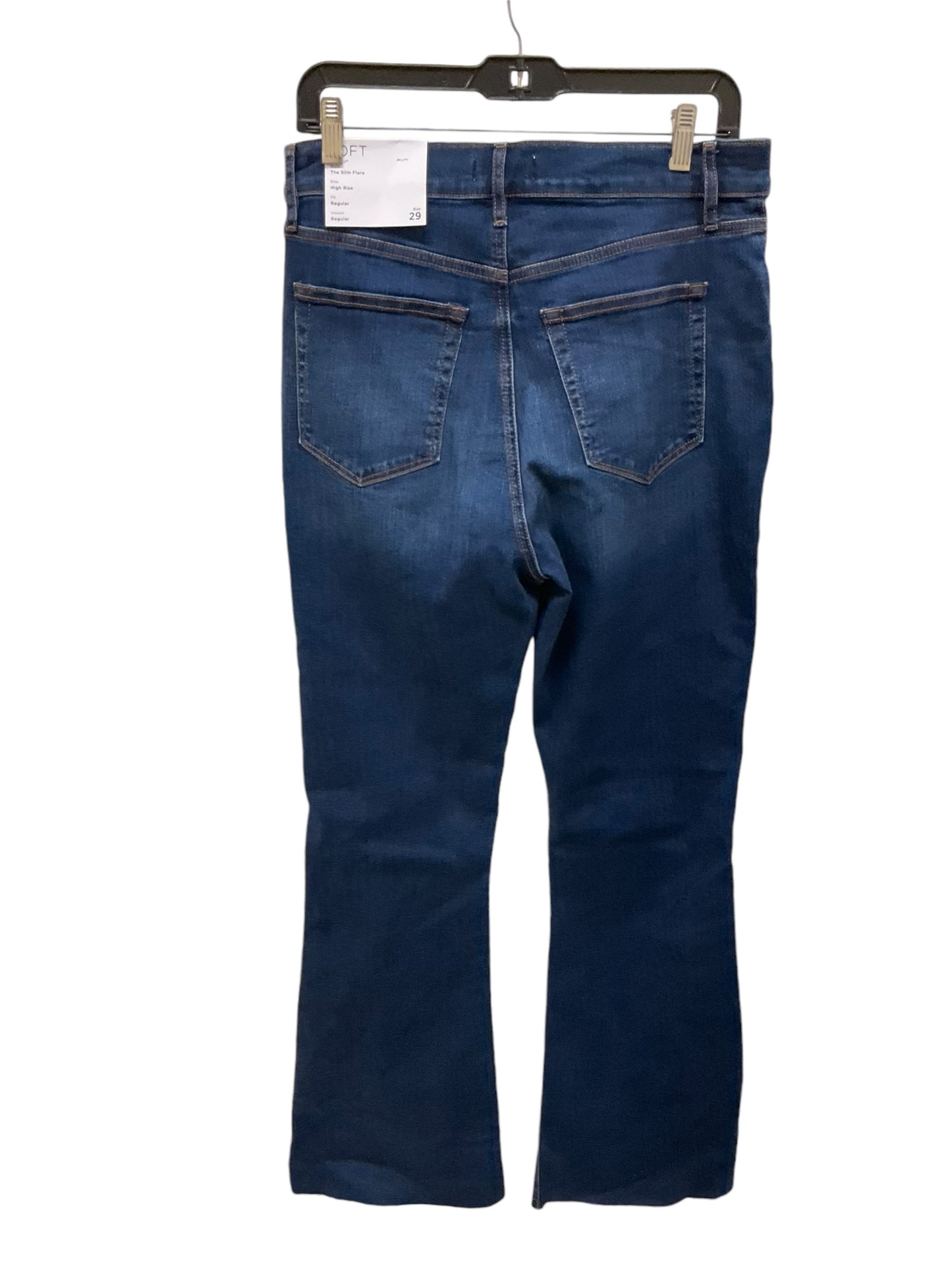 Jeans Flared By Loft In Denim, Size: 6