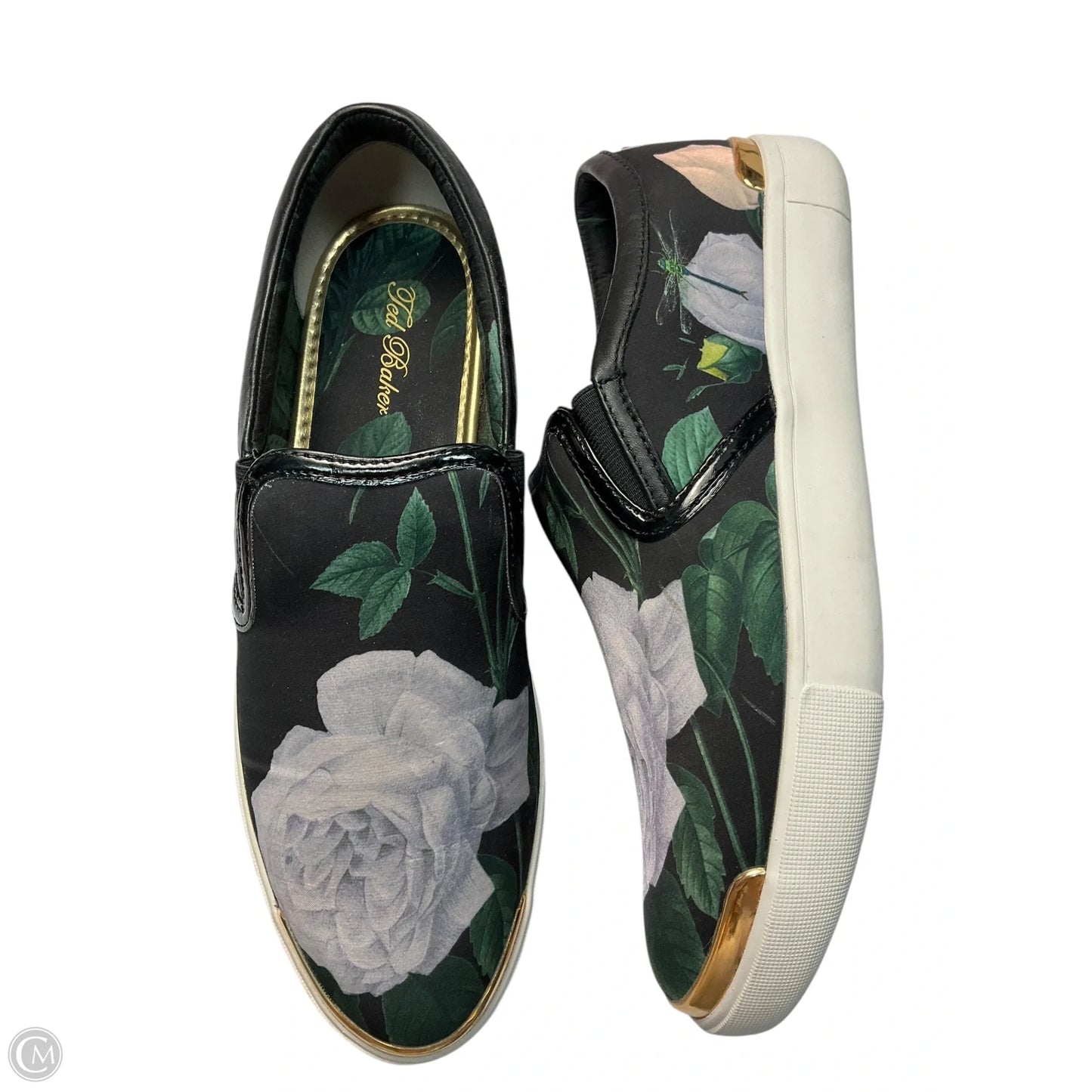 Shoes Designer By Ted Baker In Floral Print, Size: 9