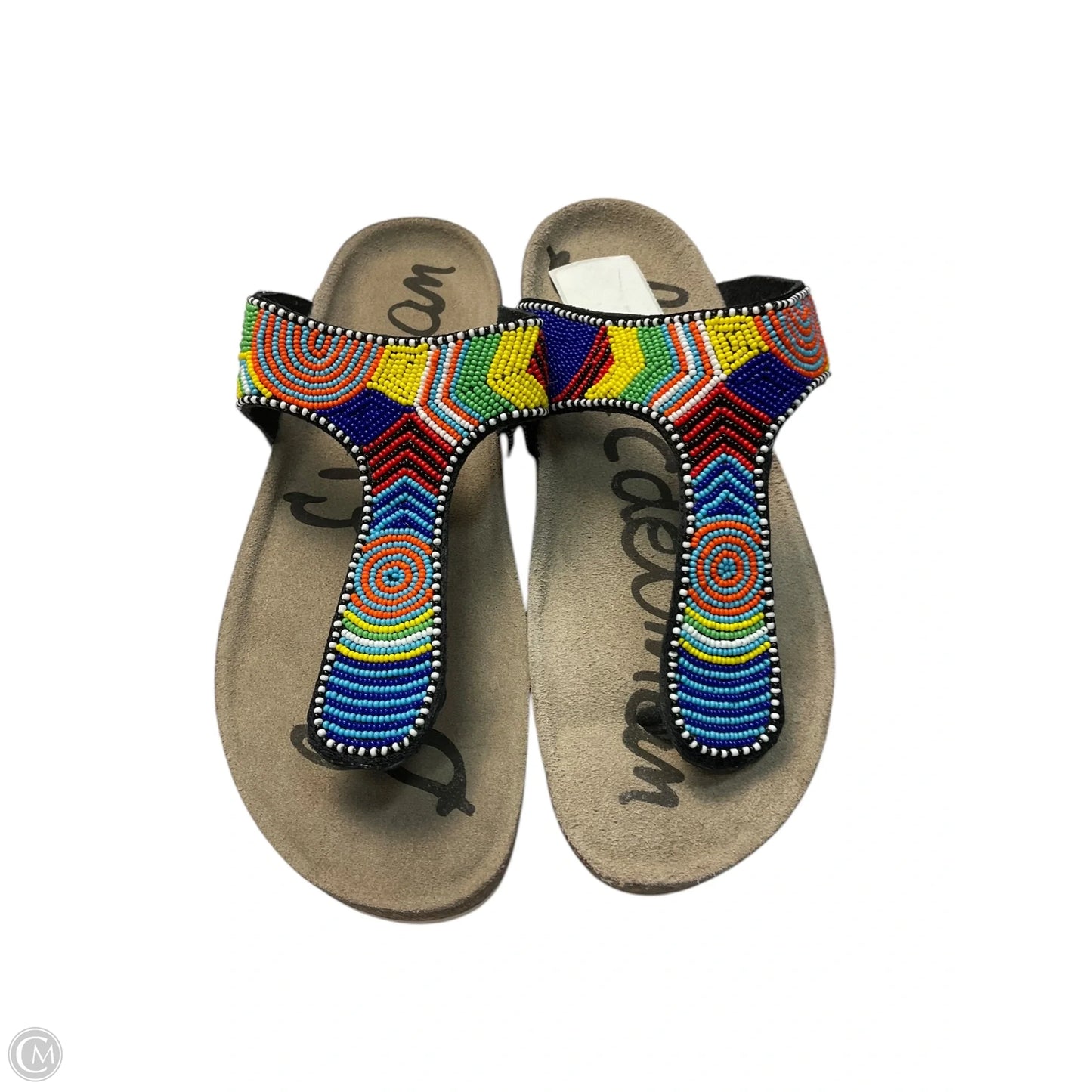 Sandals Flip Flops By Sam Edelman In Multi-colored, Size: 9