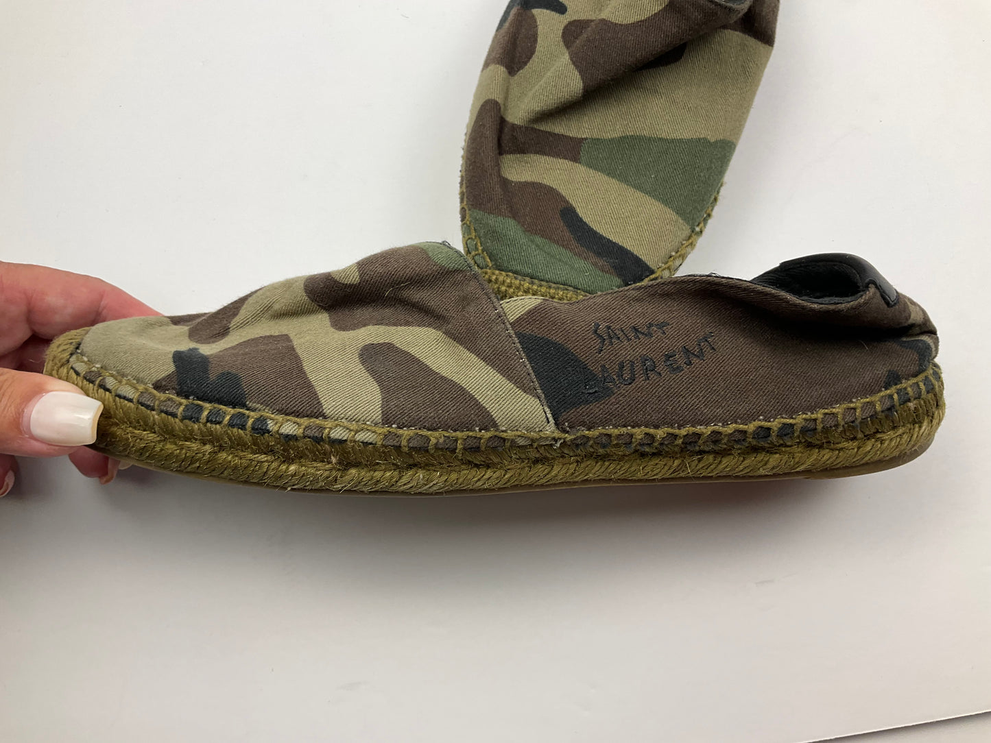 Camoflauge Shoes Luxury Designer Yves Saint Laurent, Size 11