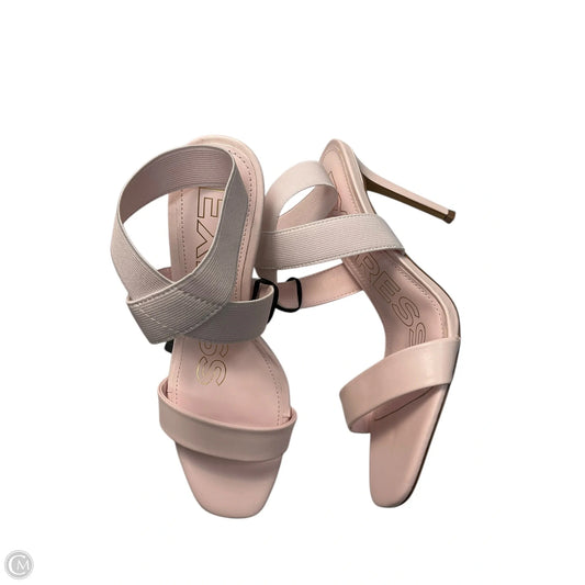 Sandals Heels Stiletto By Express In Pink, Size: 10