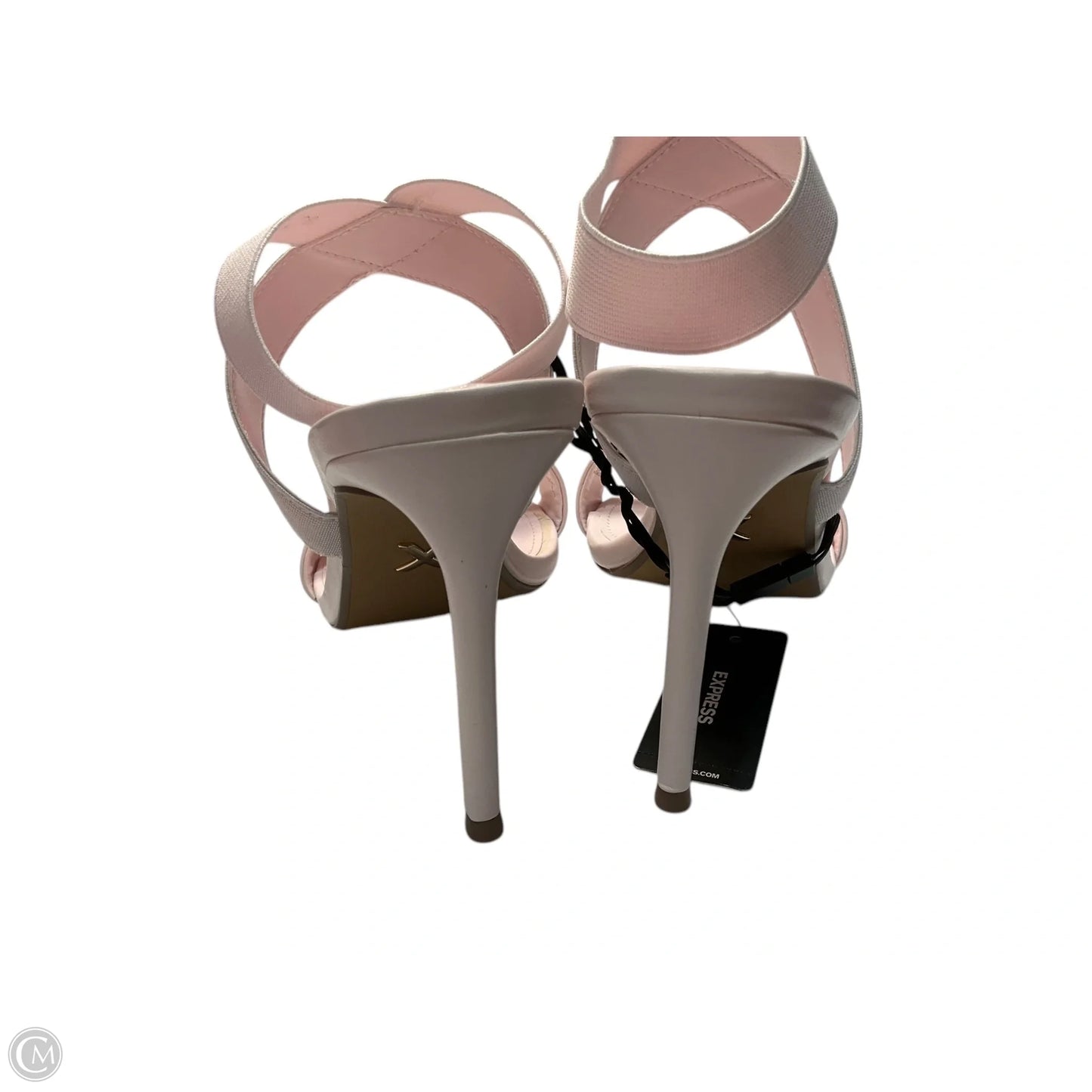 Sandals Heels Stiletto By Express In Pink, Size: 10